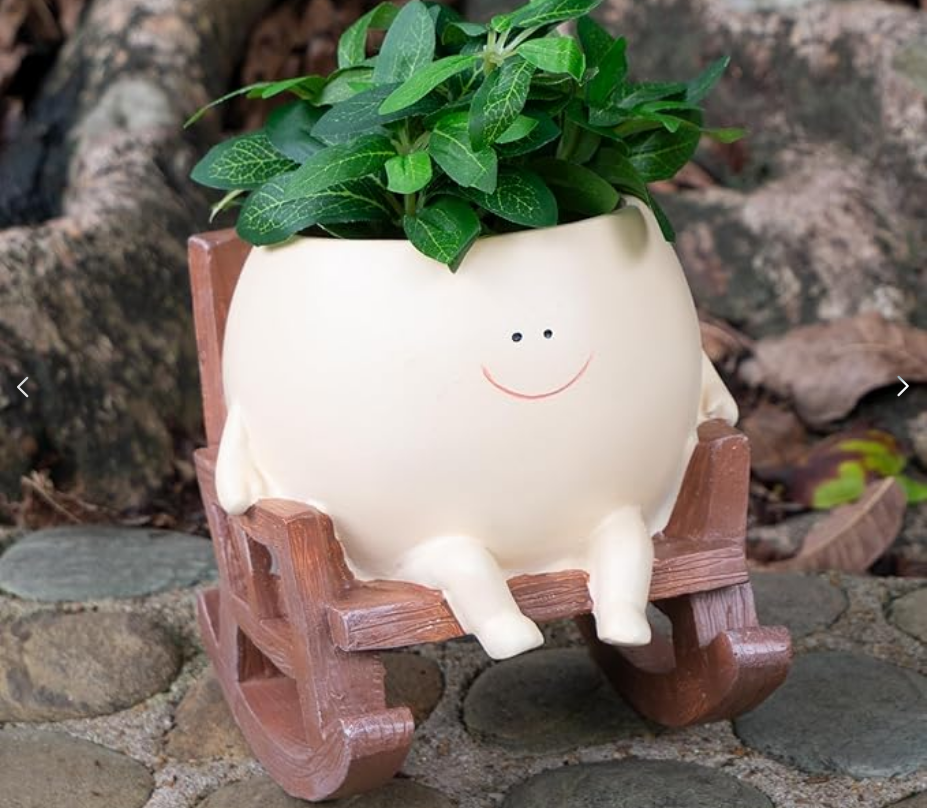 rocking chair planter